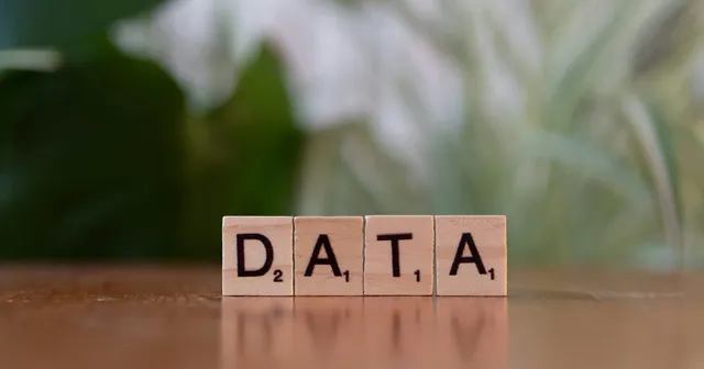 Scrabble tiles spelling DATA representing data inventory and backup protection in IOmergent cloud security programs.