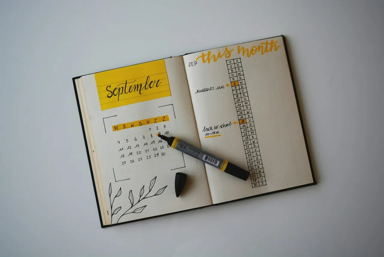 Open planner and calendar for monthly planning and scheduling, showing the first 90 days of IOmergent managed CSPM services.